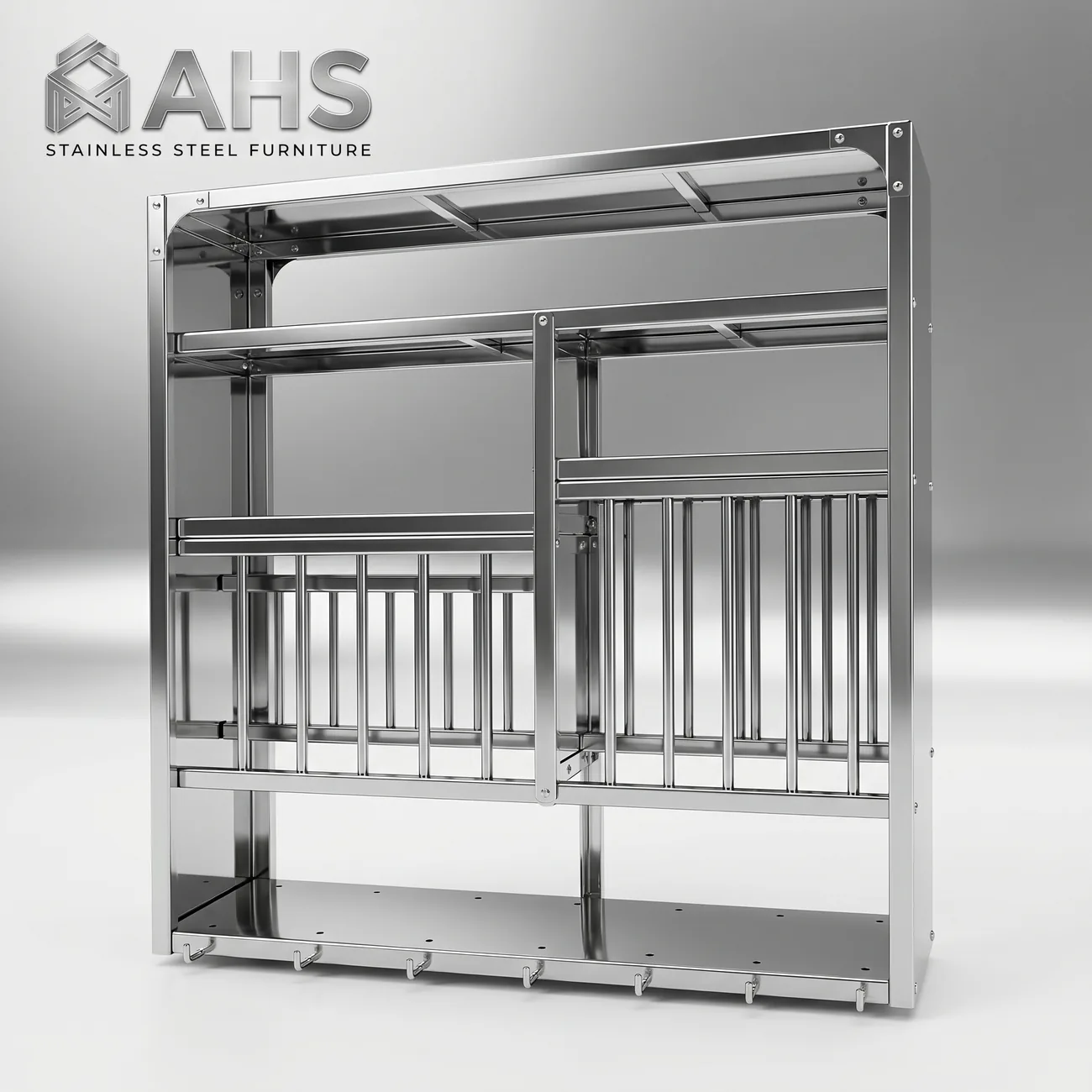 SS Sheet Stand — Square Unit