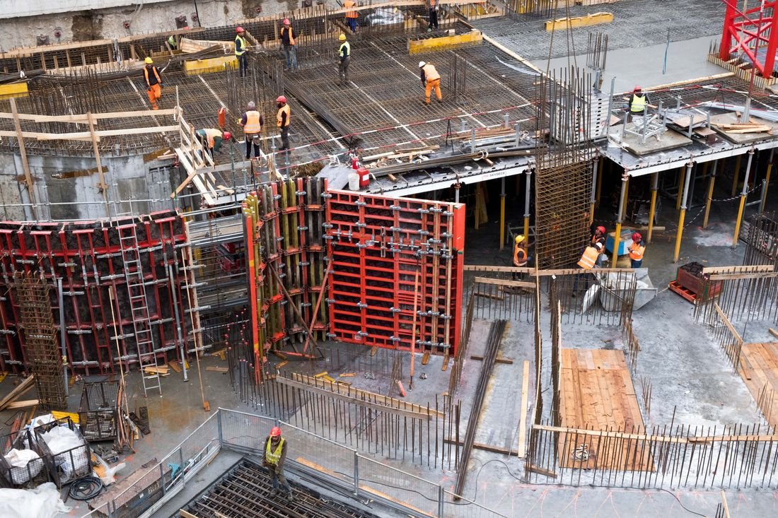 Building construction site