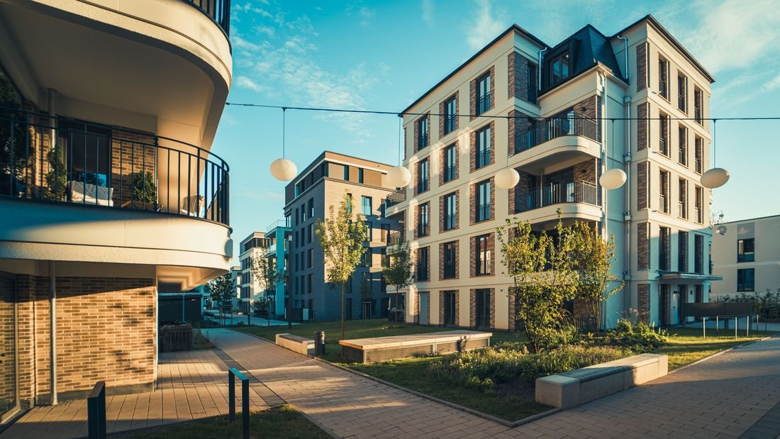 Housing society apartment complex