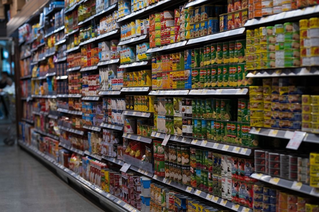 Retail store shelves
